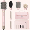 5 in 1 Ionic Hot Air Styler, 1400W Powerful Hair Dryer Brush, Auto-Wrap Curlers, Paddle Brush for Fast Drying, Volumizing with Travel & Storage Bag