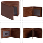 VISOUL Leather Wallets Bifold for Men - Image 3