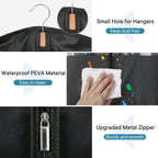 5 Pack - Moucas 50" Black Garment Bag, Mens Suit Bags - Image 5