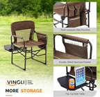 VINGLI Camping Chairs, Directors Chair, Camping Chair - Image 5