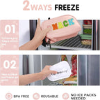 Freezable Lunch Bag for Work School Travel, Leak-Proof Small Lunch Bag - Image 2