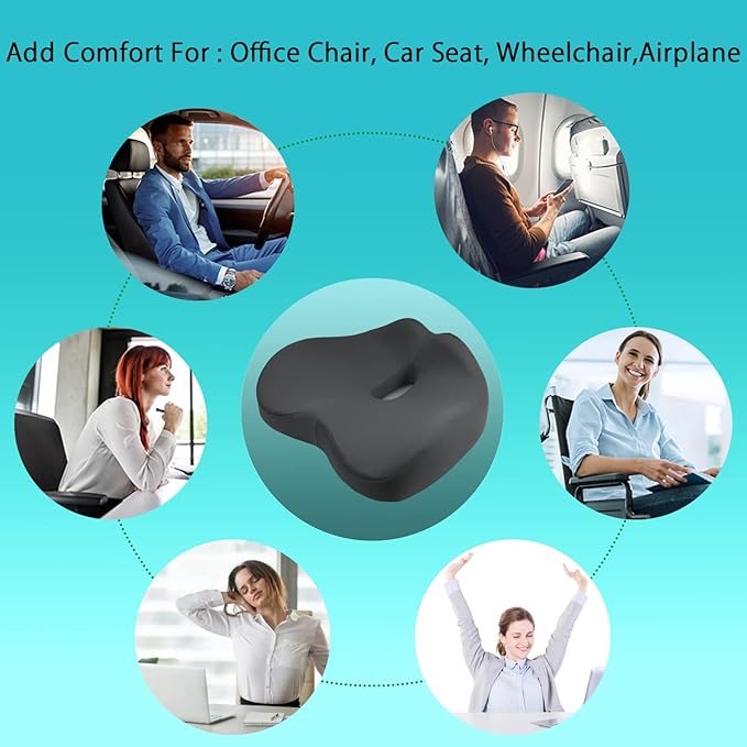 Pressure Relief Seat Cushion for Long Sitting Hours on Office, Home Chair - Image 5