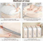 1 Pack Compression Storage Bags - 110L Large Capacity Comforter Storage Bag - Image 4