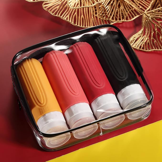 Travel Bottles for Toiletries, Tsa Approved 3oz Travel Size Containers BPA Free - Image 7