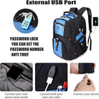 SHRRADOO Extra Large 50L Travel Laptop Backpack - Image 2