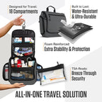 VENTURE 4TH Hanging Travel Toiletry Bag - Image 5