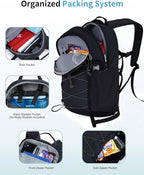 ECOHUB Small Hiking Backpack for Men Women, 20L Lightweight Travel Backpacks - Image 3