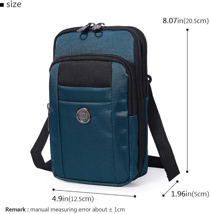 Senient Wolf Waterproof Nylon Multifunctional Phone Bag Small One Shoulder - Image 2