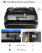 LUGGEX Luggage Sets 2 Piece, FLO5 Expandable Polycarbonate Hard Shell Suitcase - Image 5