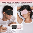 2Pack Silk Sleep Mask, IEKEODI Eye Mask - Image 8