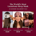 DROWSY Silk Sleep Mask. Face-Hugging, Padded Silk Cocoon - Image 5