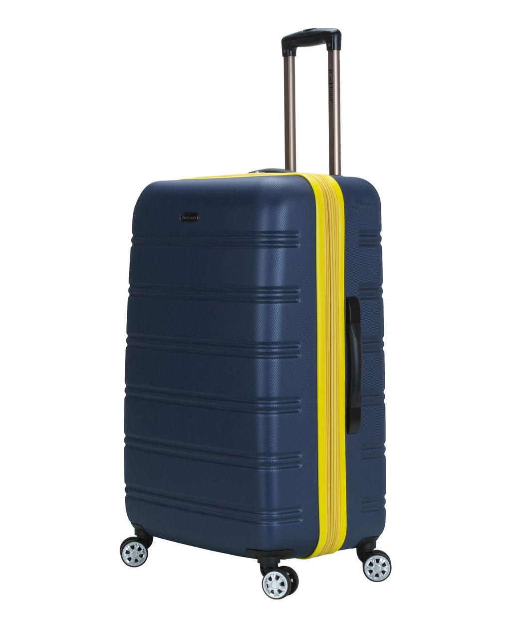 Melbourne Hardside Expandable Spinner Wheel Luggage (Navy / Checked Large 28")