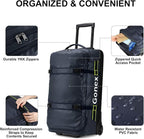 Gonex Rolling Duffle Bag with Wheels, 70L Water Repellent Wheeled Travel Duffel - Image 3