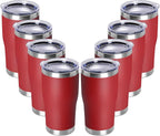 DOMICARE 20oz Tumbler with Lid Stainless Steel Tumblers Bulk, Double Wall by VisittheDOMICARE