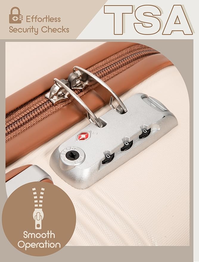 Luggage Sets 5 Piece, Suitcases - Image 4