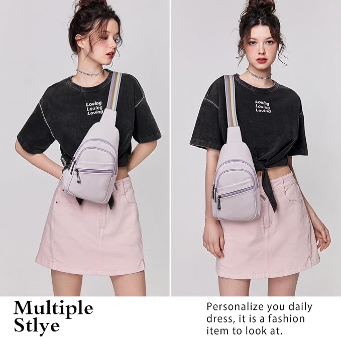 Sling Bag Crossbody Bags for Women Small Cross Body Bag Fanny Packs Chest Sling - Image 8