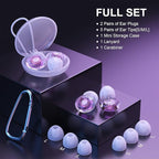 Ear Plugs for Concerts, 2 Pack High Fidelity Ear Plugs, Reusable Silicone - Image 6
