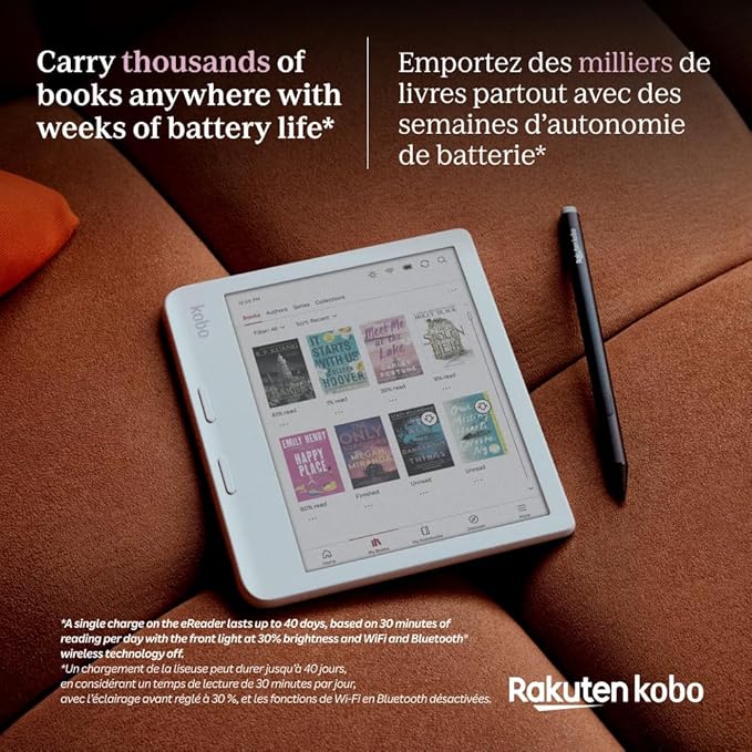Kobo Libra Colour | eReader | 7” Glare-Free Colour E Ink Kaleido™ 3 Display | - Image 9