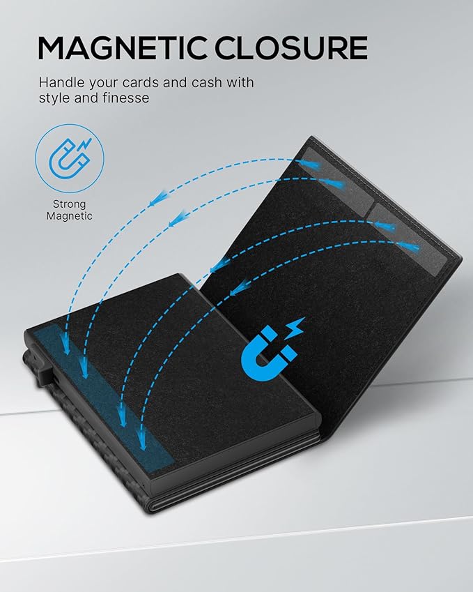Mens Wallet Card Holder for AirTag: Smart Wallet Compatible - Image 9