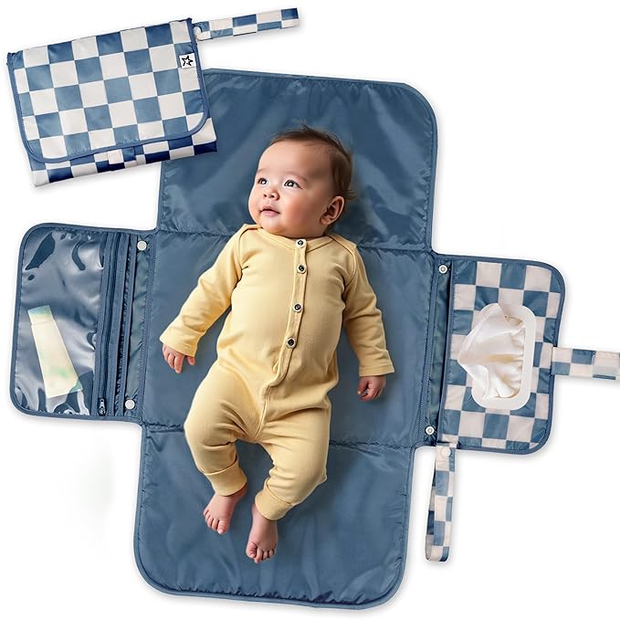 Tiny Twinkle Portable Diaper Changing Pad-Foldable Waterproof Changing by TinyTwinkle