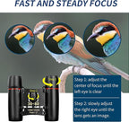 Compact Binoculars for Adults and Kids, HD Mini Portable Outdoor Binoculars - Image 6