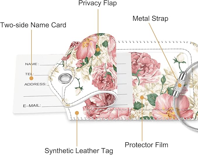 Fintie Luggage Tags, Privacy Cover ID Label - Image 4