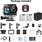 AKASO Brave 4 Pro 4K30FPS Action Camera - 131ft Underwater Camcorder Waterproof - Image 9