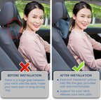 Inflatable Car Neck Pillow Driving, Blow Up Car Headrest Pillow - Image 4