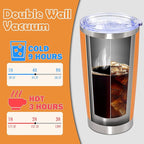 20oz Tumbler Stainless Steel Tumbler Cup - Image 5