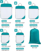 Compression Packing Cubes, Gonex Extensible Storage Mesh Bags Organizers - Image 3