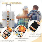 Orange Daisy Luggage Straps for Suitcases TSA Approved, Luggage Identifiers for - Image 5