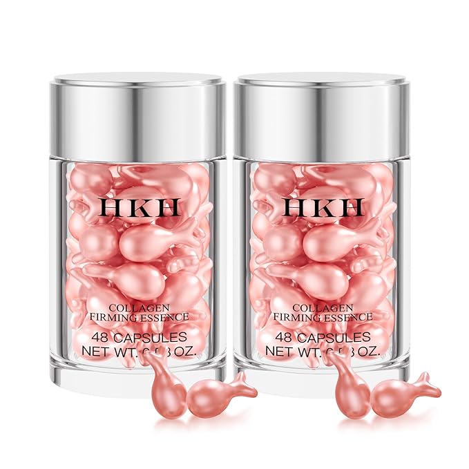 HKH Pro-Retinol Face Serum Capsules – 96 Capsules Anti-Aging & Anti-Wrinkle Skincare with Vitamin A & E - Smooth Fine Lines - Moisturize Hydrate & Firm Skin - Travel-Friendly for Women