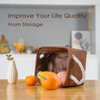 TheWarmHome Small Fabric Canvas Storage Bin - Image 2