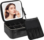 Chomeiu Makeup Bag with LED Mirror, Travel Makeup Case by Chomeiu
