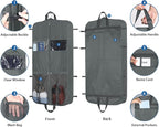 Zilink Upgraded Garment Bags for Travel Hanging Fur Coat Storage Bag Suit Bags - Image 3