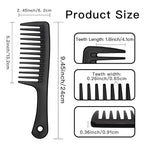 Wide Tooth comb, Large Detangling Comb for Women and Men, Durable Styling Brush for Curly, Long, Wet Hair Types - Professional Hair Care.