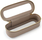 Aveniee Slim Clear Makeup Brush Bag, Small Cosmetic Brush Holder, Mini Toiletry by Aveniee