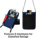 Travel Pouch Neck Wallet Family Passport Holder Organizer Case - Image 3