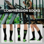 DOVAVA Dri-tech Compression Crew Socks, Comfort Boost Circulation - Image 2