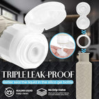 Travel Bottles for Toiletries, TSA Approved Silicone Travel Size Containers for - Image 5