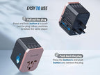 EPICKA Universal Travel Adapter, European Travel Plug Adapter - Image 4