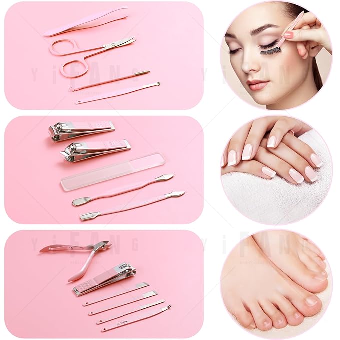 Women' Manicure Set Pedicure Kit Nail Clippers Set Fingernail Clipper Set - Image 4