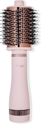 L'ANGE HAIR Multi-Volume Series Blow Dryer Brush | Interchangeable Hair Dryer Brush with Ionic Titanium Barrel for Smooth, Voluminous Styling | Blush - Oval 75mm