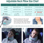 GOLDORANGE Travel Pillow Neck Chin Head Support Best Memory Foam Airplane Neck - Image 4
