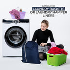 Laundry Bag with Locking Closure Drawstring – Extra Large Heavy Duty 100% Nylon - Image 3