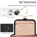 CUBETASTIC Hanging Travel Toiletry Bag, Makeup Bag - Image 2