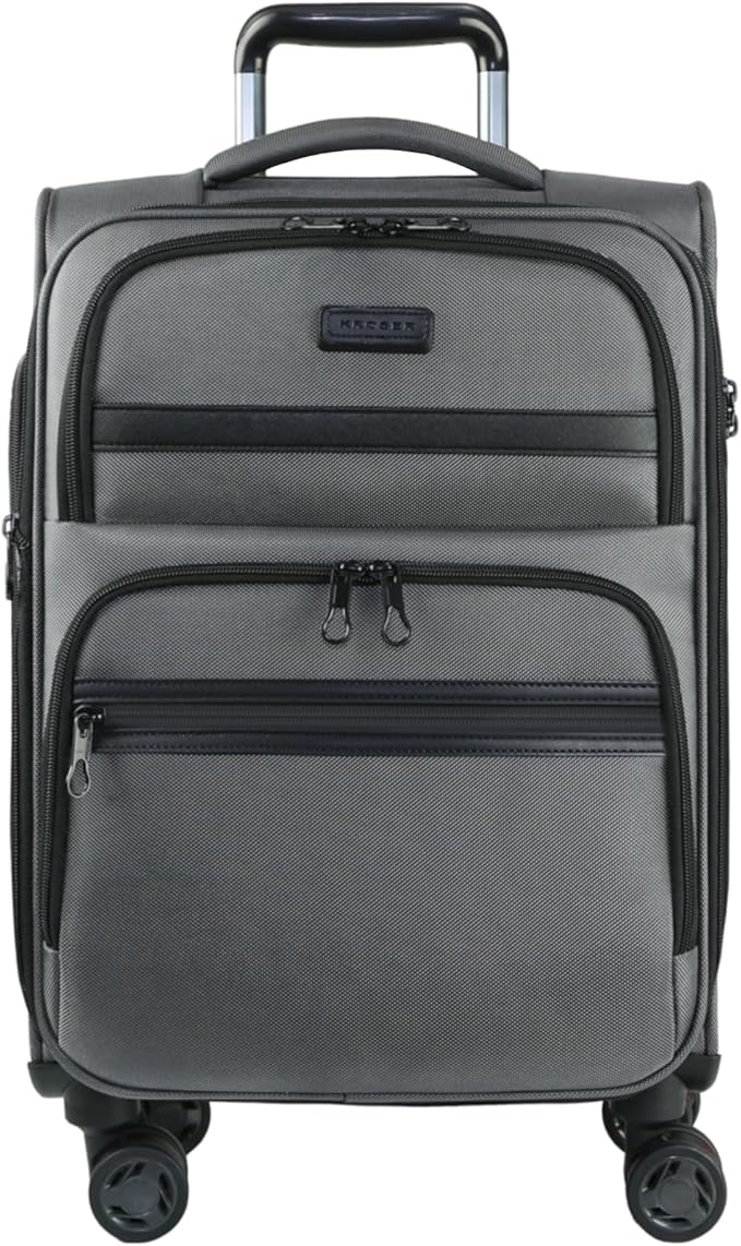 KROSER Softside Expandable Carry On Luggage by KROSER