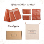 Genuine Leather Nomad Organizer Travel Wallet | Women's Wallet Clutch Passport - Image 6