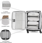 Travelpro VersaPack+ Lightweight Softside Expandable Checked Luggage, 8 Spinner - Image 7