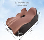 Seat Cushion, X-Large Memory Foam Office Chair Cushion, - Image 2